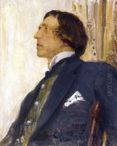 Portrait of Nikolai Evreinov by Repin Iliya