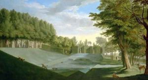 The Gardens at Chiswick House by Pieter Andreas Rysbrack