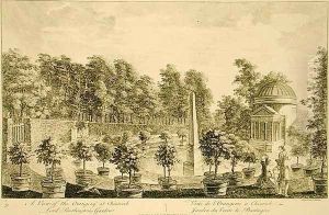 A View of the Orangery, Lord Burlingtons Garden at Chiswick by Pieter Andreas Rysbrack