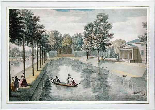 The Water Gardens at Chiswick House, London, c.1728-30 - view 1