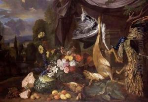 Still-Life with Flowers and Fowl 2