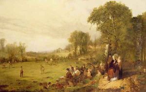 Village Cricket by John Ritchie