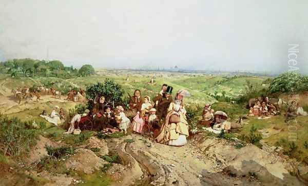 View over London from Hampstead Heath - view 1