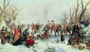 A Winters Day in St. Jamess Park by John Ritchie
