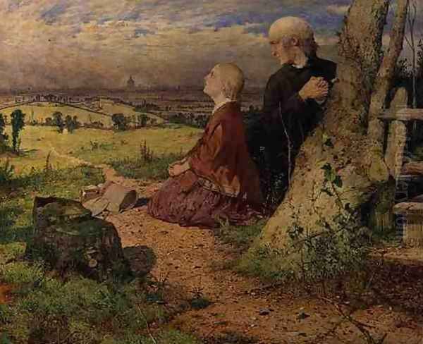 Little Nell and her Grandfather Leaving London, 1857 - view 1