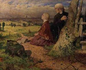 Little Nell and her Grandfather Leaving London, 1857 by John Ritchie