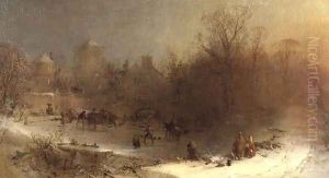 The Curling Match by John Ritchie