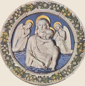 Cappuccini Tondo by Luca della Robbia