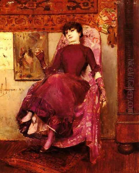 Portrait De L'Epouse De L'Artiste Dans L'Atelier (Portrait Of The Artist's Wife In The Studio) - view 1