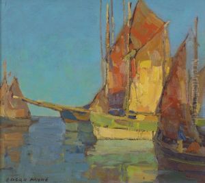 Twin Tuna Boats by Edgar Alwin Payne