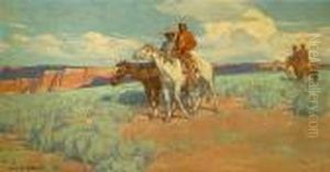 Indians On The Plains by Edgar Alwin Payne