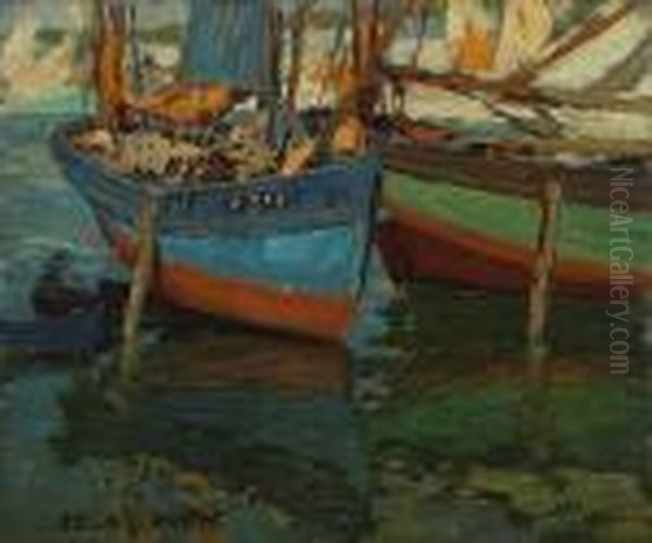 Two Boats In A Harbor - view 1