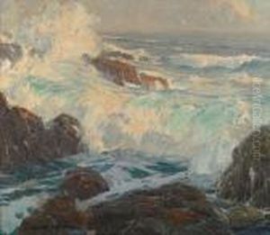 Surf At Laguna by Edgar Alwin Payne