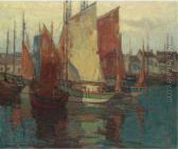 Fishing Boats In The Harbor - view 1