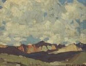 Clouds Above Cliffs by Edgar Alwin Payne