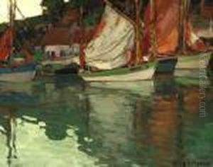 Brittany Boats by Edgar Alwin Payne