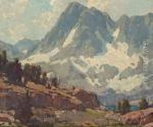 Sierra Glaciers And Lake by Edgar Alwin Payne