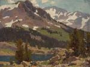 Sierra Slopes And Lake
