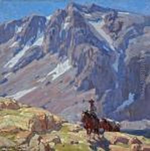 Packing In The Sierras by Edgar Alwin Payne