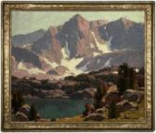 Long Lake, Bishop Creek, High Sierras - view 1