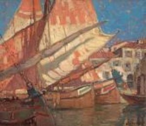 Harbor Of Golden Sails by Edgar Alwin Payne