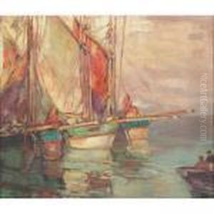 Fishing Boats by Edgar Alwin Payne