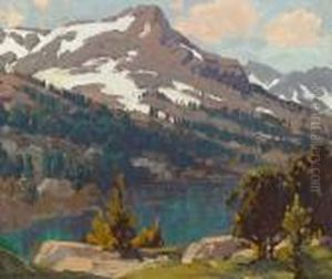 Sierra Lake And Glaciers by Edgar Alwin Payne