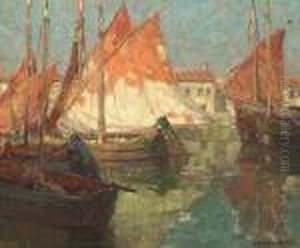 Harbor Of Golden Sails by Edgar Alwin Payne