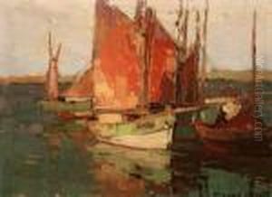 Breton Sails by Edgar Alwin Payne