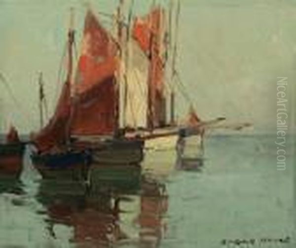 Brittany Boats In Harbor - view 1