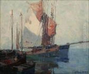 Brittany Boats by Edgar Alwin Payne