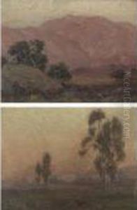 Mountain Country: A Pair Of Paintings by Edgar Alwin Payne
