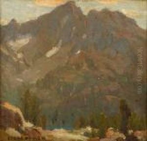 High Sierras Landscape S L/l: Edgar Payne O/b 12x12 by Edgar Alwin Payne