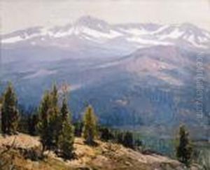 View Of Distant Peaks by Edgar Alwin Payne