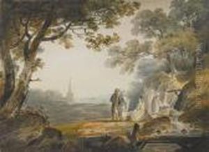 Villagers Near A Washing Place C. 1810 Villagers Near A Washing Place C. 1810
