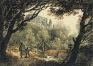 View Of Bury Castle, Near Totnes, Devon