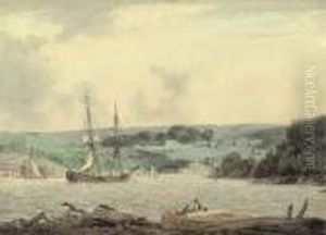 Belle Vue From The Passage At Cap Down by William Payne