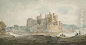 View Of Conway Castle by William Payne