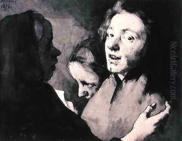 Conversation Piece: Three Heads, 1872 - view 1
