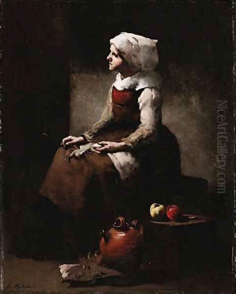 La Tricoteuse (The Knitter) - view 1