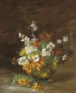 Summer blooms in a jardiniere