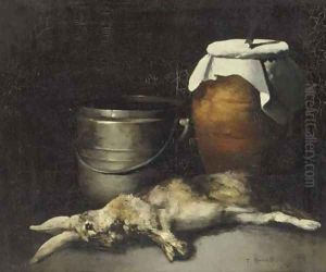 Nature morte au lapin
