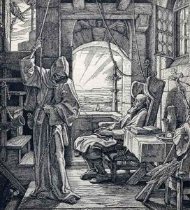 Death as Friend, 1851 by Alfred Rethel
