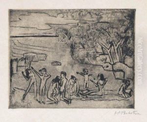 Am Ufer by Hermann Max Pechstein