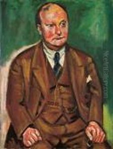 Dichter Dr. Herbert Eulenberg by Hermann Max Pechstein