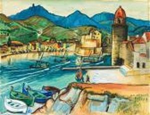 Arabische Festung Bei Collioure