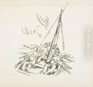 Durch Die Brandung by Hermann Max Pechstein