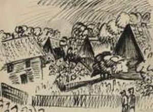 Dorfgarten by Hermann Max Pechstein