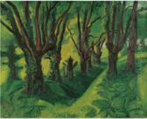Wald In Den Pyrenaen (the Forest In The Pyrenees)