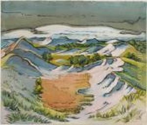 Dunen An Der Ostsee(leba) by Hermann Max Pechstein